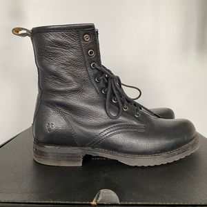 Frye combat boots